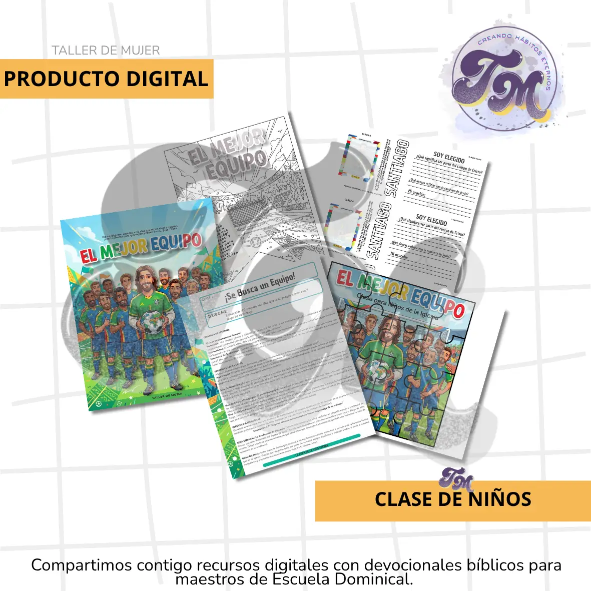 MATERIAL PARA CLASE DE NIÑOS. EL MEJOR EQUIPO